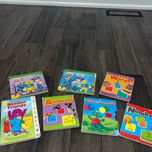 Bundle of Children’s educational books numbers colors and words